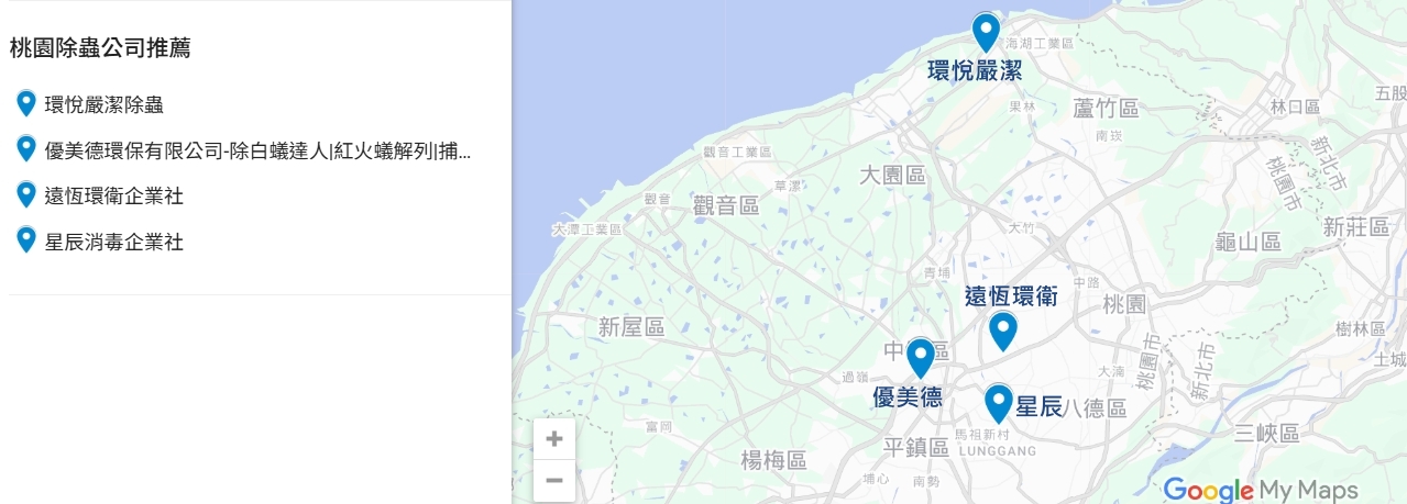 桃園除蟲公司推薦